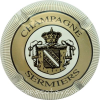 capsule champagne Ecusson, grand cercle central 