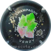 capsule champagne Nom horizontal, festif 