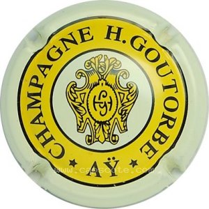 12a. jaune contour gris Capsule de champagne GOUTORBE H. 