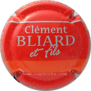 capsule champagne Bliard Clément et F Nom horizontal, barre 