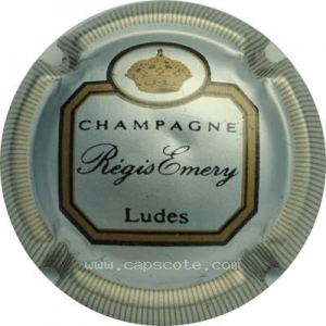 Capsule de Champagne EMERY REGIS Gris Métalisé Noir et Or !!!! 