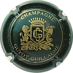 capsule champagne Guyot Guillaume  Ecusson et initiales