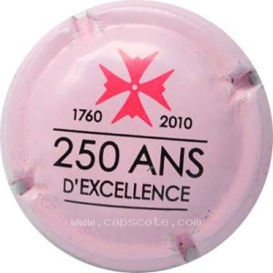 capsule champagne Lanson 250 ans d'excellence