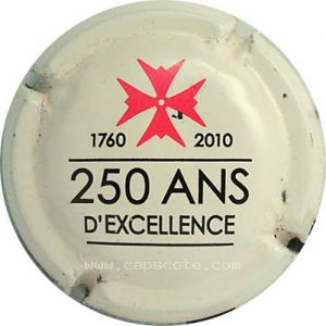 capsule champagne Lanson 250 ans d'excellence