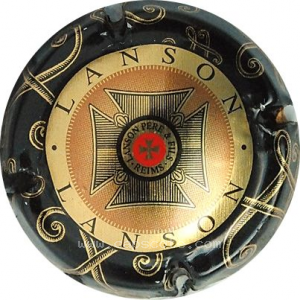 capsule champagne Lanson Ecusson, nom circulaire