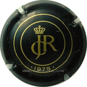 capsule champagne Roge J.C. Anonyme, initiales, 1975