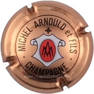 Capsule de champagne Arnould violet.TL 