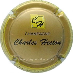 Capsule de Champagne :  SIX COTEAUX CHARLES HESTON n°6 cuvé l'élégante 