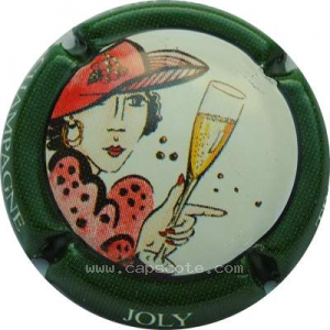Capsule de champagne JOLY 23a. contour rouge 
