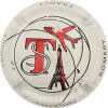 capsule champagne 02 Tour Eiffel et initiales 