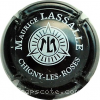 capsule champagne 3- Initiales LM, centre strié 