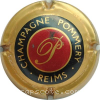 capsule champagne P au centre 